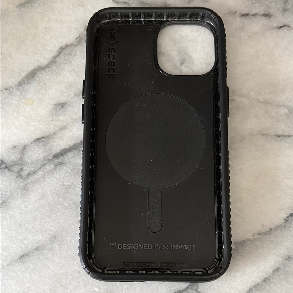 Speck pressiddio Black Rugged iPhone 13 Case with Enhanced Grip